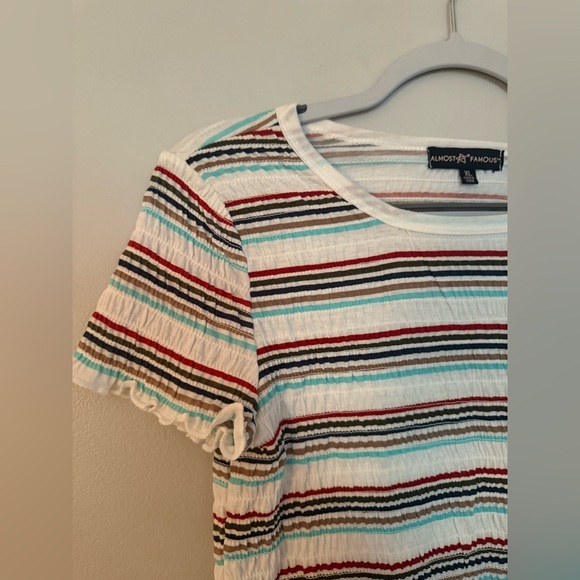 Almost Famous Striped Tee - Picture 2 of 5